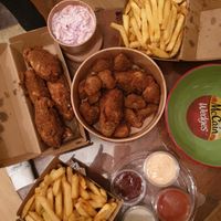 Bucket of chicken, 5 drums, chips and coleslaw at Chickenish - Walthamstow in East London