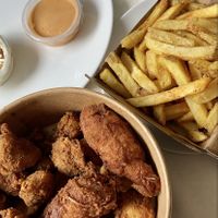 chicken bucket and chips at Chickenish - Walthamstow in East London