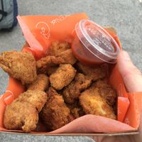 The popcorn chicken  at Chickenish - Walthamstow in East London