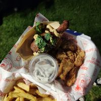 Wing, chicken bites and chips at Chickenish - Walthamstow in East London