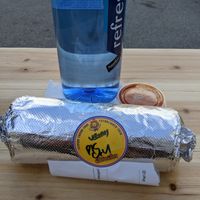 Spicy "pork" Cali Burrito at Señor Sisig in San Francisco