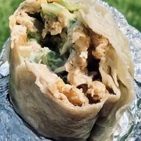 California Chick’n Sisig Burrito at Señor Sisig in San Francisco