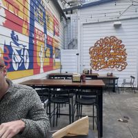 Outside  at Señor Sisig in San Francisco