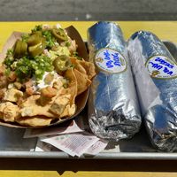 Nachos, burritos  at Señor Sisig in San Francisco