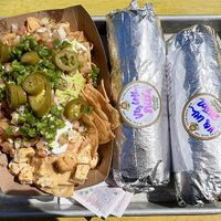 Nachos, burritos   at Señor Sisig in San Francisco