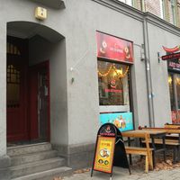 Outdoor seats at Art of Spices - Bergsgatan in Malmo