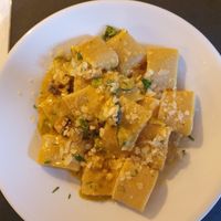 Vegan carbonara at Status Quo in Rome