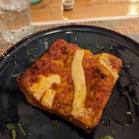 Lasagne Bolognese at Status Quo in Rome