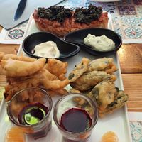 Mixed antipasti at Status Quo in Rome