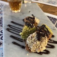 Cannolis with Marsala wine   at Status Quo in Rome