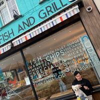 Outside seating  at Lewis's Fish & Grill in Maidstone