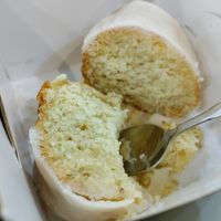 Delicious orange cake at Sincerely V in Cairo