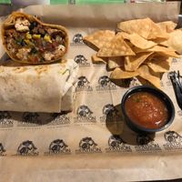 Vegan Burrito w/Tofu at El Patron in Palm Springs