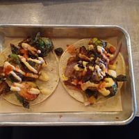 Brussels sprout Tacos 🌮 at Luna's Tacos & Tequila in Greeley