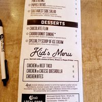 Menu at Luna's Tacos & Tequila in Greeley