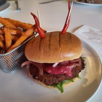 Special Halloween burger 😈 at Plant N Vibe – Street Food by Plant N Plate in Birmingham