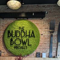 The sign at The Buddha Bowl Project in Vejle