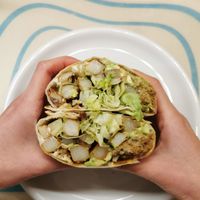 California burrito at Le Mariachi in Montreal