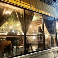 Outside at Le Mariachi in Montreal