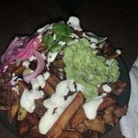 Asada fries at Le Mariachi in Montreal