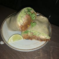 Drunk burrito  at Le Mariachi in Montreal