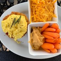 I got the vegan nest with the vegan cheese on the side (personal preference) at The Gathering Cafe in Ocala