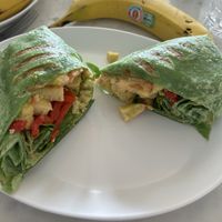 Vegan breakfast burrito  at The Gathering Cafe in Ocala