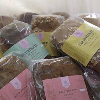 Bread options at Padaria Verderosa in Belem