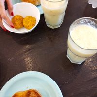 vegan breads (cheese and jambu) at Padaria Verderosa in Belem