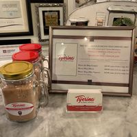 A vegan option listed   at Muddy Paws Cheesecake in St Louis Park