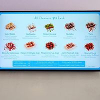 Menu at Donut Worry in East Victoria Park