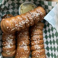 Pretzel sticks  at Boardwalk Vegan in Havertown