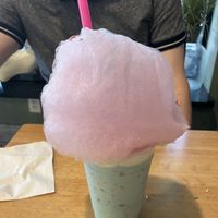 Cotton candy milkshake !  at Boardwalk Vegan in Havertown