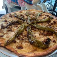 Octopus Pizza at Boardwalk Vegan in Havertown