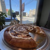 Dante’s inferno pizza — mouth watering   at Boardwalk Vegan in Havertown