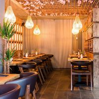 Interior of the restaurant  at Shijō in Wurzburg