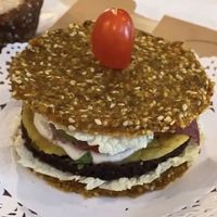 Raw Burger at Healthy Mania in Phuket
