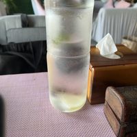 They also bring you water with lemon  #Veganuary at Healthy Mania in Phuket