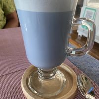 Butterfly pea latte   at Healthy Mania in Phuket