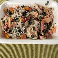 Ceviche salad with kelp noodles   at Healthy Mania in Phuket