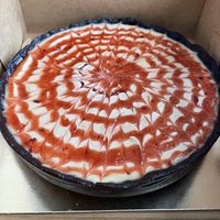 Cherry cheesecake (1.4kg). Almond, dates, cashew, cacao, coconut cream, cherry, lemon, coconut syrup   at Healthy Mania in Phuket