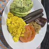 Tofu, breakfast bowl  at The Fussy Vegan - Greenside in Johannesburg