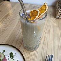 Lychee lemonade   at The Garden Cafe & Restaurant in Budapest