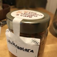 Very cute leftover package   at The Garden Cafe & Restaurant in Budapest