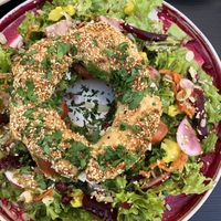 Oriental pesto  at The Garden Cafe & Restaurant in Budapest