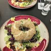 Oriental sandwiches at The Garden Cafe & Restaurant in Budapest