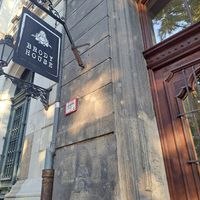 Exterior (Brody House signage) at The Garden Cafe & Restaurant in Budapest