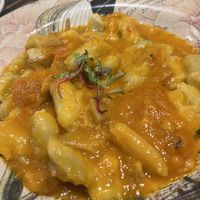 Sweet potatoe gnocchi with jackfruitt  at Tutto Nhoque in Rio De Janeiro