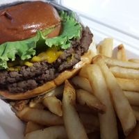 Maui's great big burger (double Impossible patty) at 100% HP in San Juan