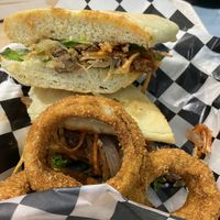 Steak sandwich  at 100% HP in San Juan